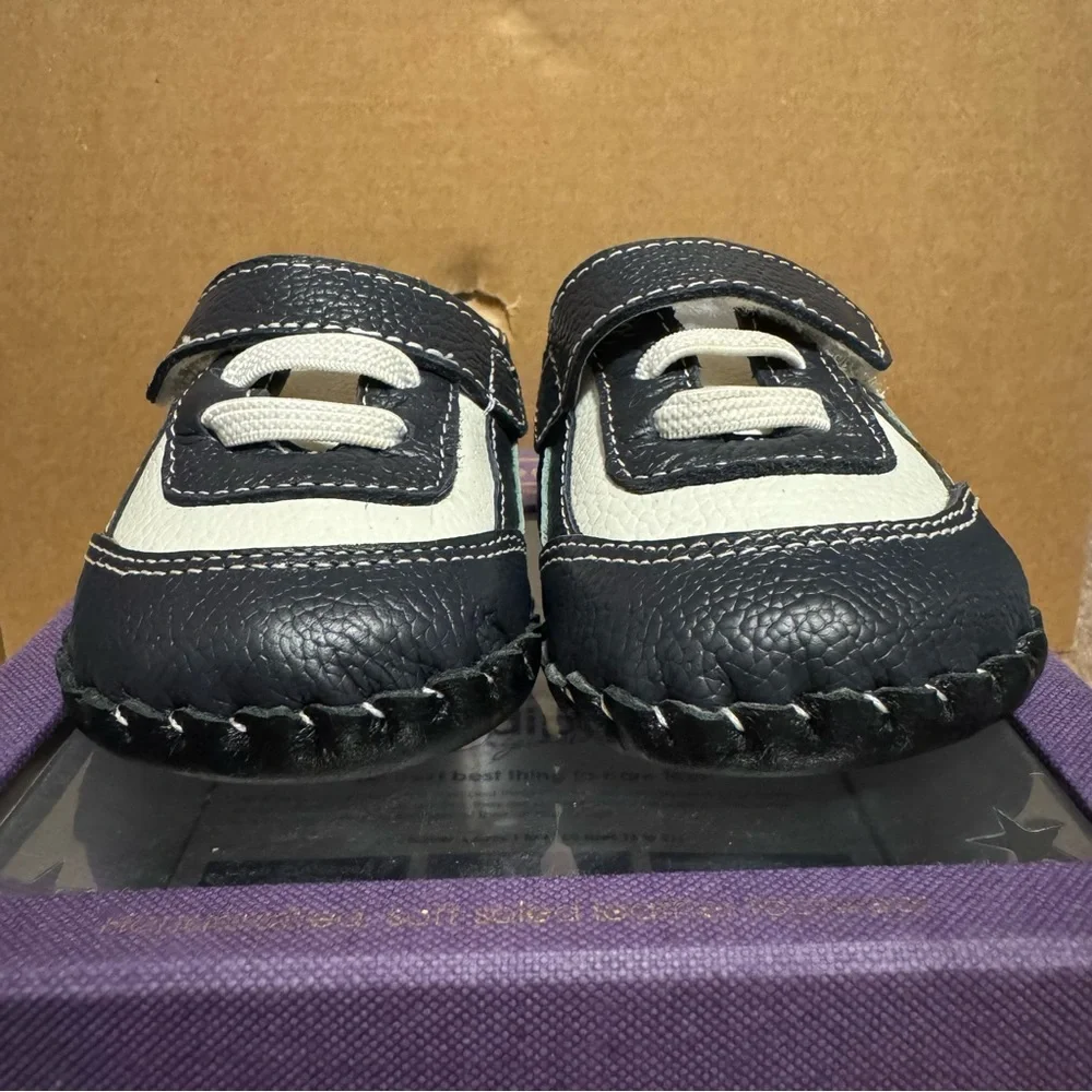 Pediped Josh Navy White Sneaker Size 0-6m